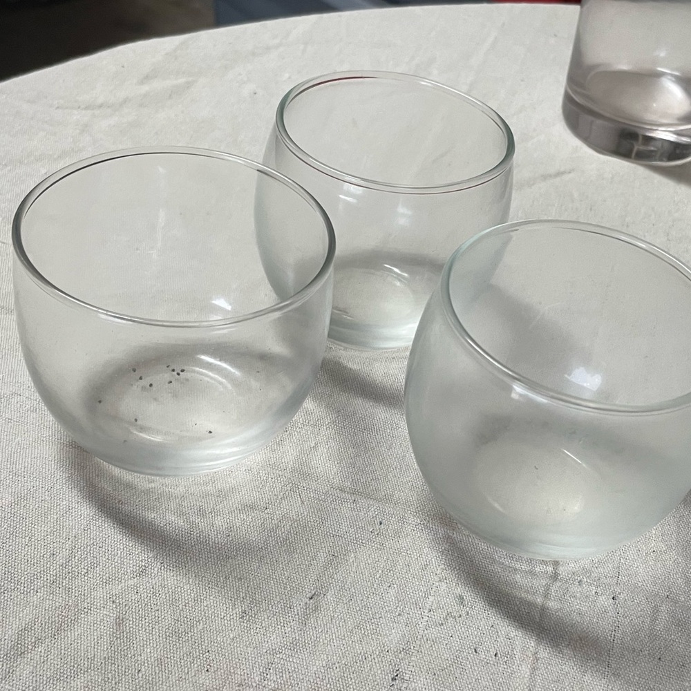 Vintage Roly Poly cocktail glasses
